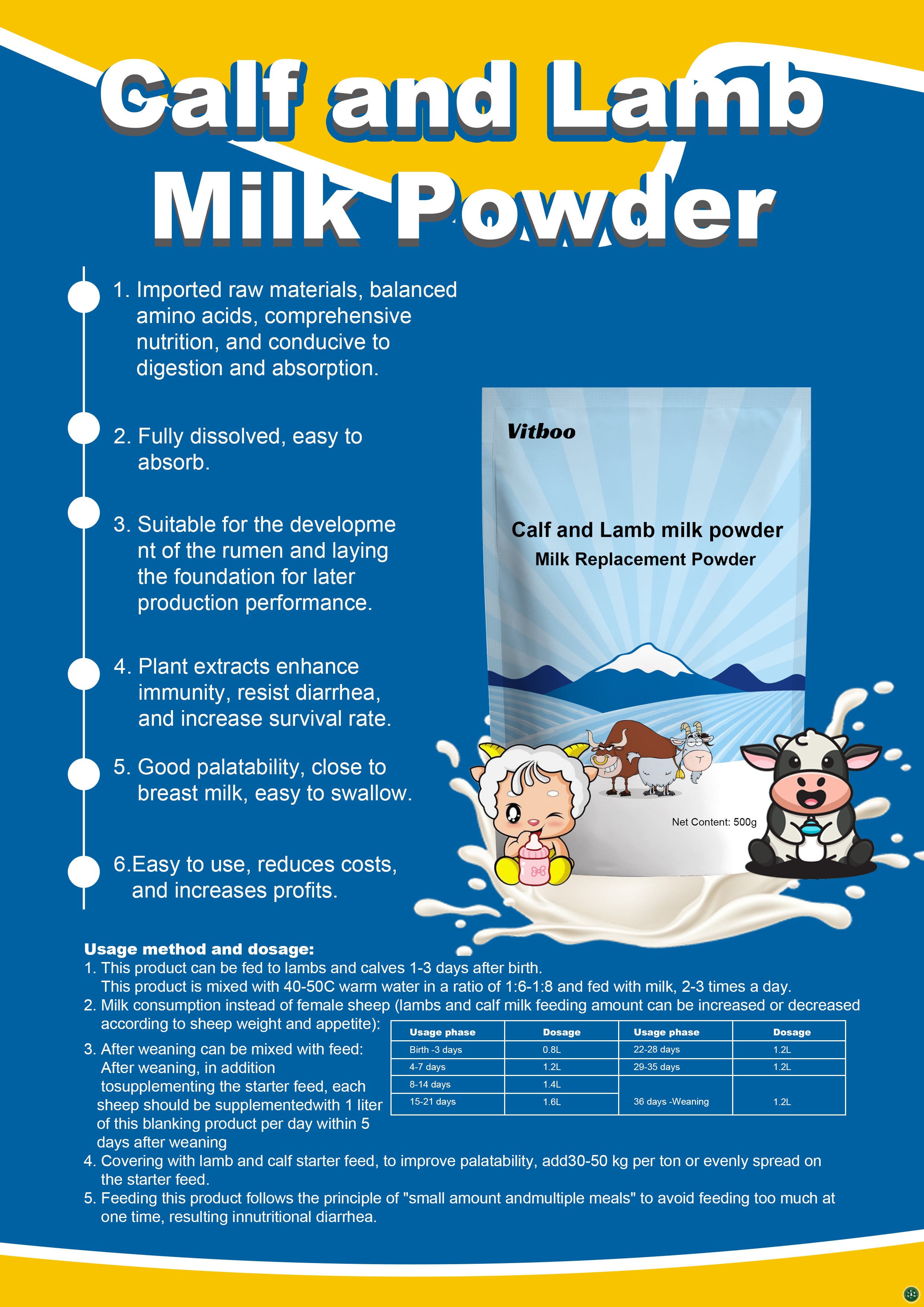 Calf Milk Replacer 20kg — view 2